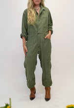 Load image into Gallery viewer, MILITARY GREEN COVERALLS
