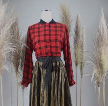 Load image into Gallery viewer, PLAID BLOUSE